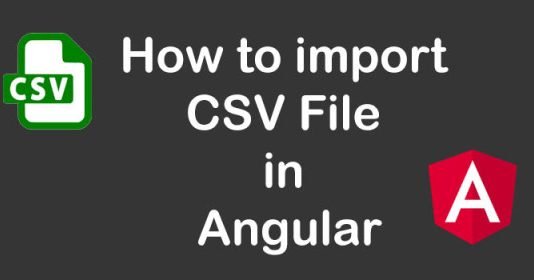 How to Read CSV File In Angular 2+
