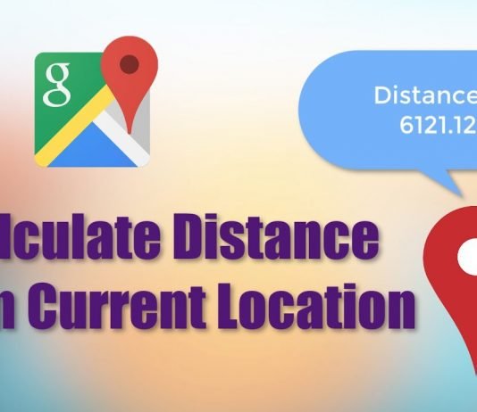 Distance Between two points using lattitude and Longitude