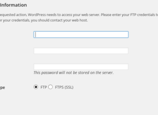 To perform the requested action wordpress needs to access your web server. Please enter your ftp